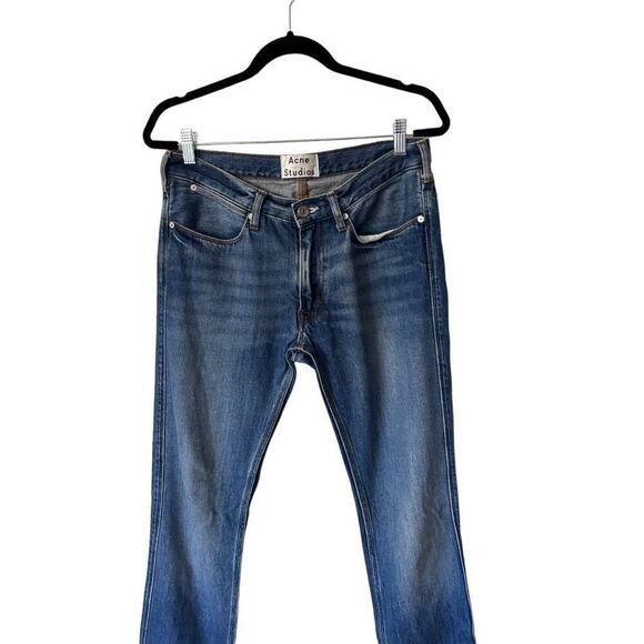 Acne Studios Max Vintage Blue Men’s size 30x32 Jeans Luxury Designer Americana - Picture 2 of 12